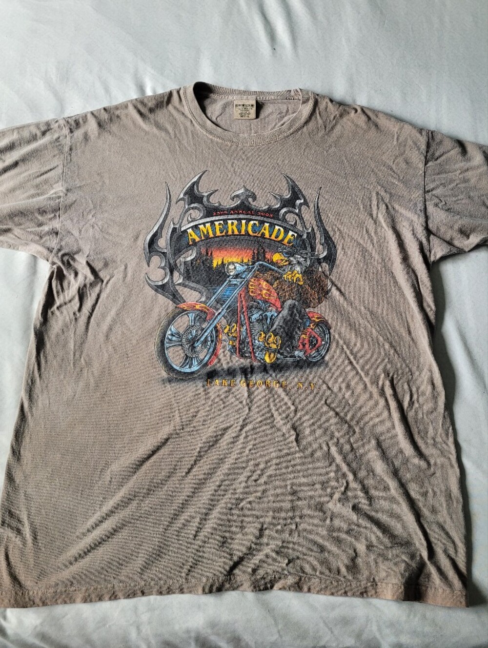 Americade 2005 Motorcycle Biker Tee Lake George New York